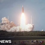 Liftoff for NASA's historic moon mission as Artemis II crew