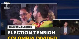 Election Meltdown: Petro Points At Israel Colombia election dispute: left-wing supporters rally in Bogotá amid tight race
