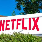 Netflix sign at outdoor campus