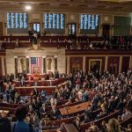 U.S. House chamber filled with lawmakers and staff