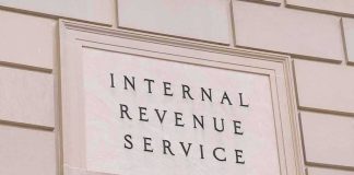 30 High Profile Taxpayers Caught in IRS Review Internal Revenue Service building sign on a stone wall